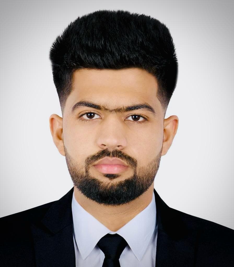 Shoaib Khan, Sales Officer.